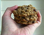 Emma's Vegan Oatmeal and Craisin Cookies