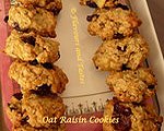 Lata's Oatmeal, Apple and Raisin Cookies