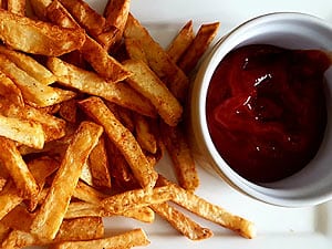 Air Fryer French Fries Ready