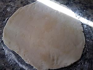 Roll Out Dough On A Floured Surface