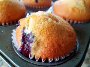 Fluffy Vegan Blueberry Muffins Are Ready