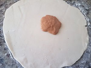 Now Roll Another Disc And Add 1/4 Cup Peanut Butter
