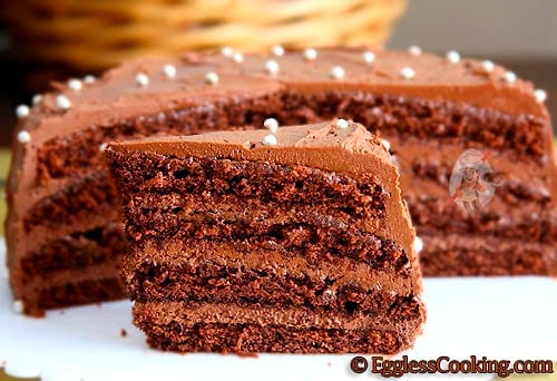 Fudgy Chocolate Layer Cake Recipe - Andrew Shotts