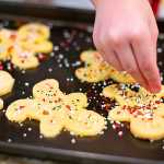 christmas baking cookies