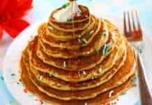Vegab Christmas Tree Pancakes