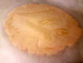 Flatten the cookie dough