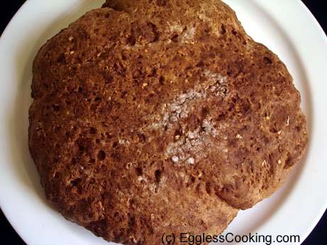 Eggless Irish Brown Bread without yeast, butter or oil