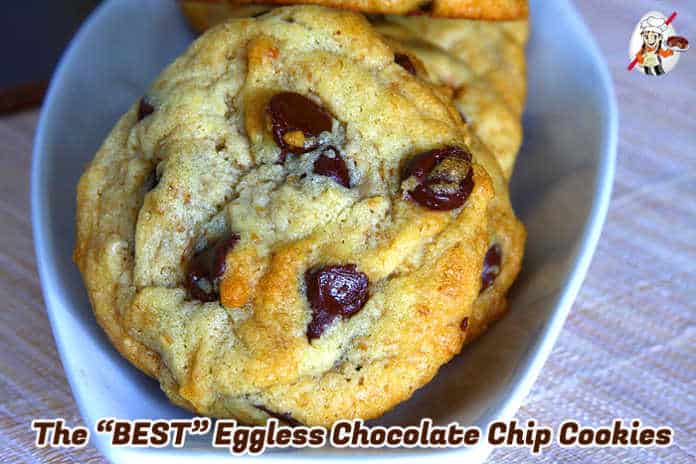 Best Ever Eggless Chocolate Chip Cookies 2 Ways Video Recipe 2696