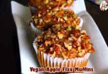 Vegan Apple Flax Muffins