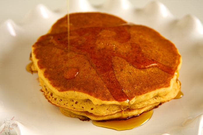 Eggless Peanut Butter Pancakes