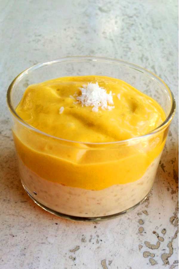 Mango Rice Pudding