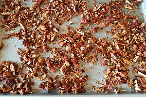 1. Toast pecans