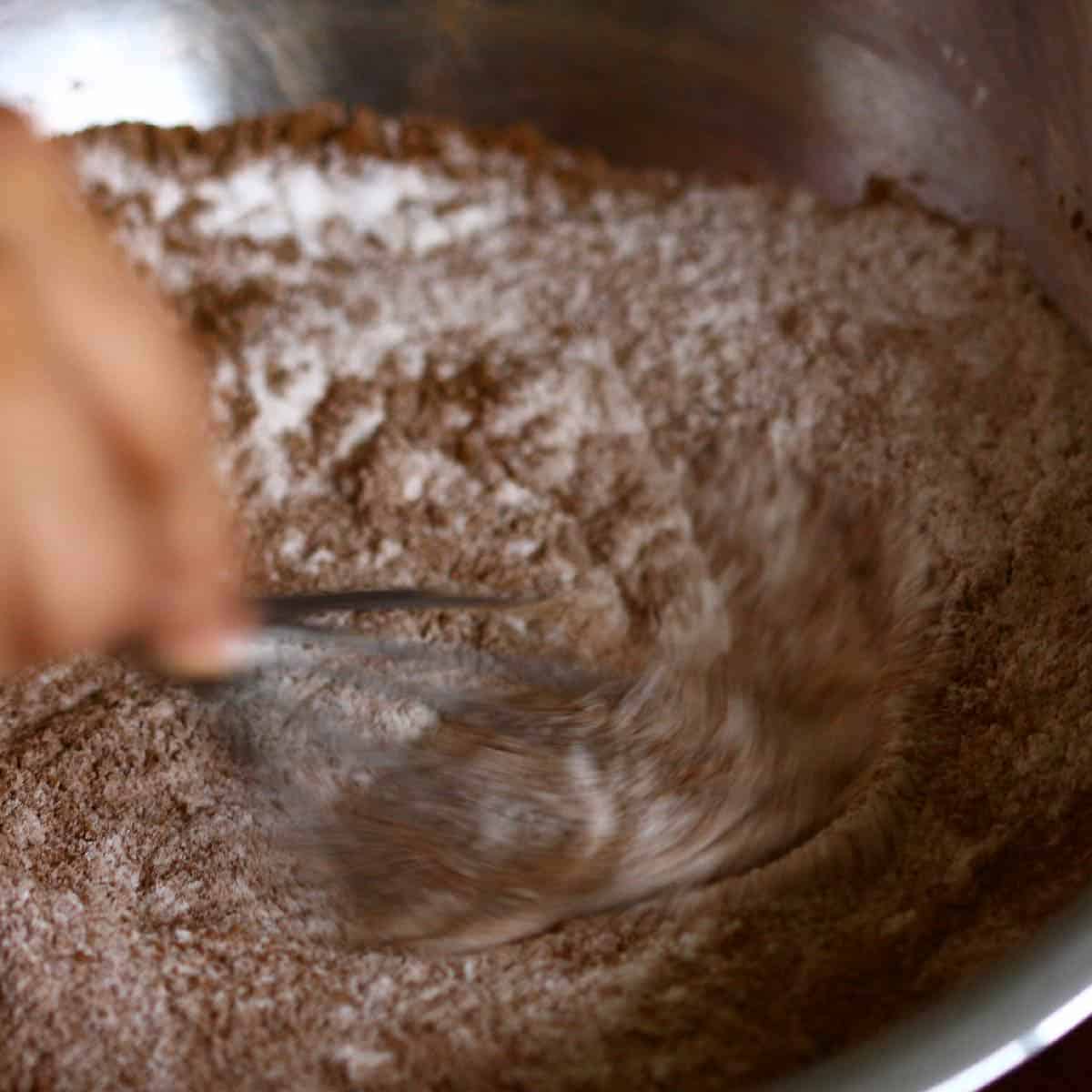 Whisk dry ingredients