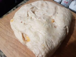 Fold Dough Over Knead And Divide Into Half