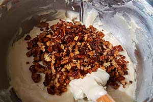 10. Stir in 1 cup of pecans.