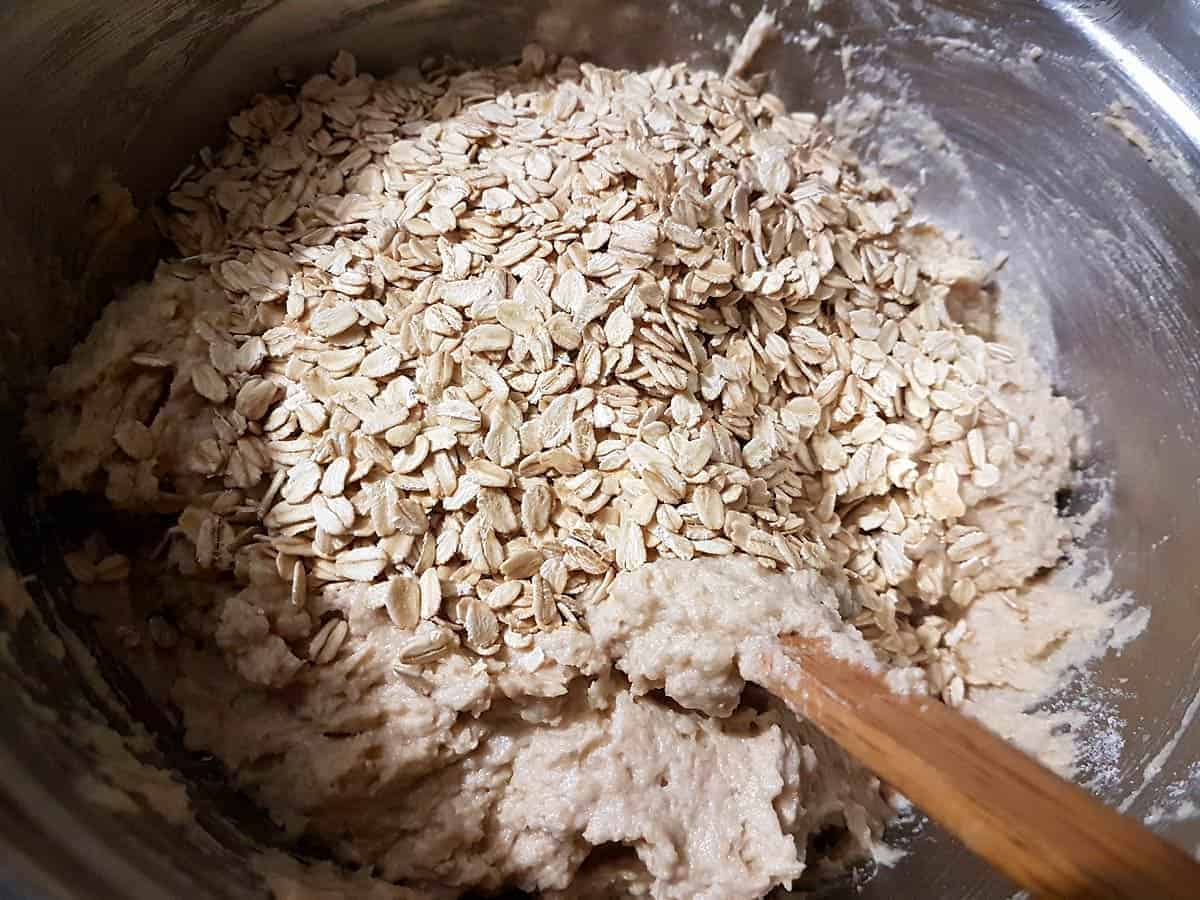 Stir in rolled oats