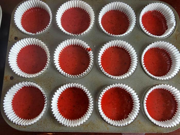 Fill Each Muffin Cup With Batter