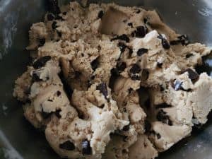 Mix The Chocolate Chunks Into The Dough