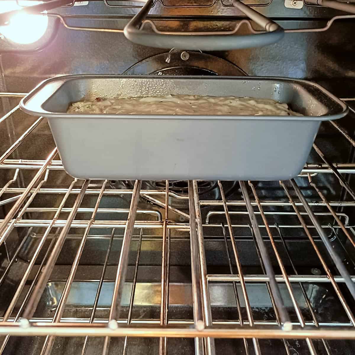 Place the pan in a pre-heated oven