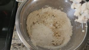 Add The Remaining Flour And Mix Well