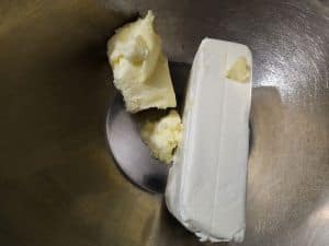 For Frosting Add Butter And Cream Cheese To A Large Bowl