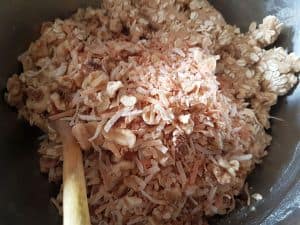 Stir In Toasted Coconut And Nuts