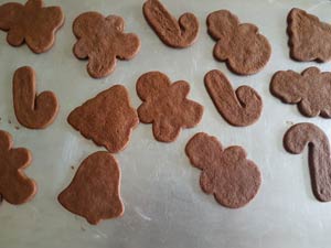 Baked Gingerbread Cookies