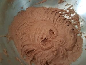 Final chocolate cake batter