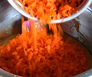 Add Shredded Carrots To Batter And Mix Well