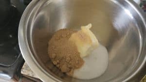 Add Butter And Sugars To A Large Bowl