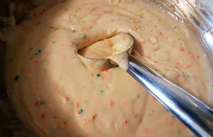 Cake-mix waffle batter