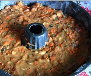 Pour The Cake Batter Into The Prepared Pan