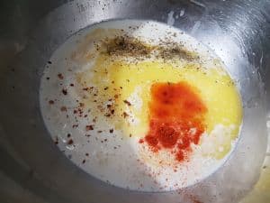 Add Cream Butter And Seasoning To The Yeast