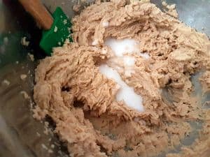 Stir In Whisked Egg Replacer Mixture