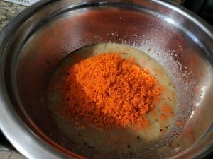 Stir In Shredded Carrots To Creamed Mixture