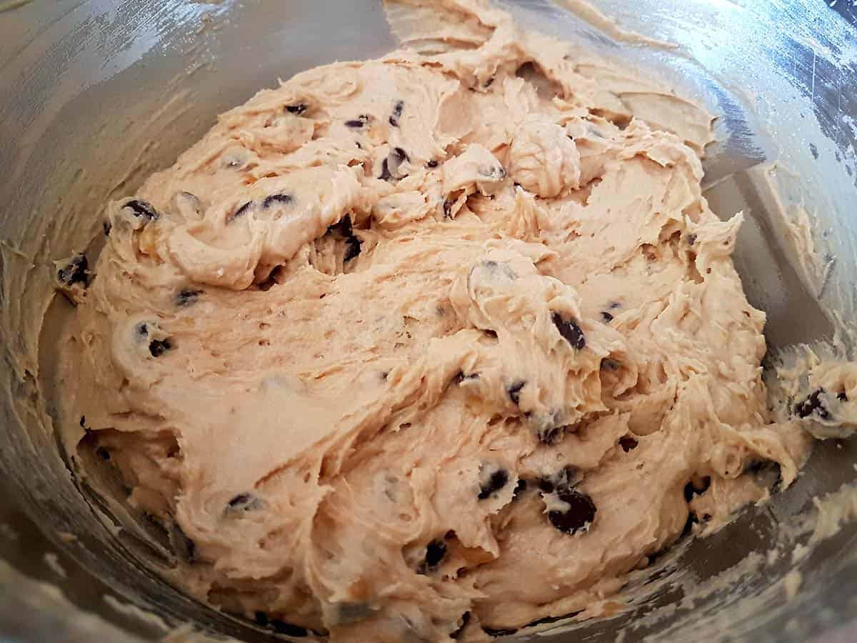 Mix chocolate chips