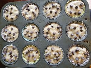 Scoop Batter Into Prepared Muffin Tins