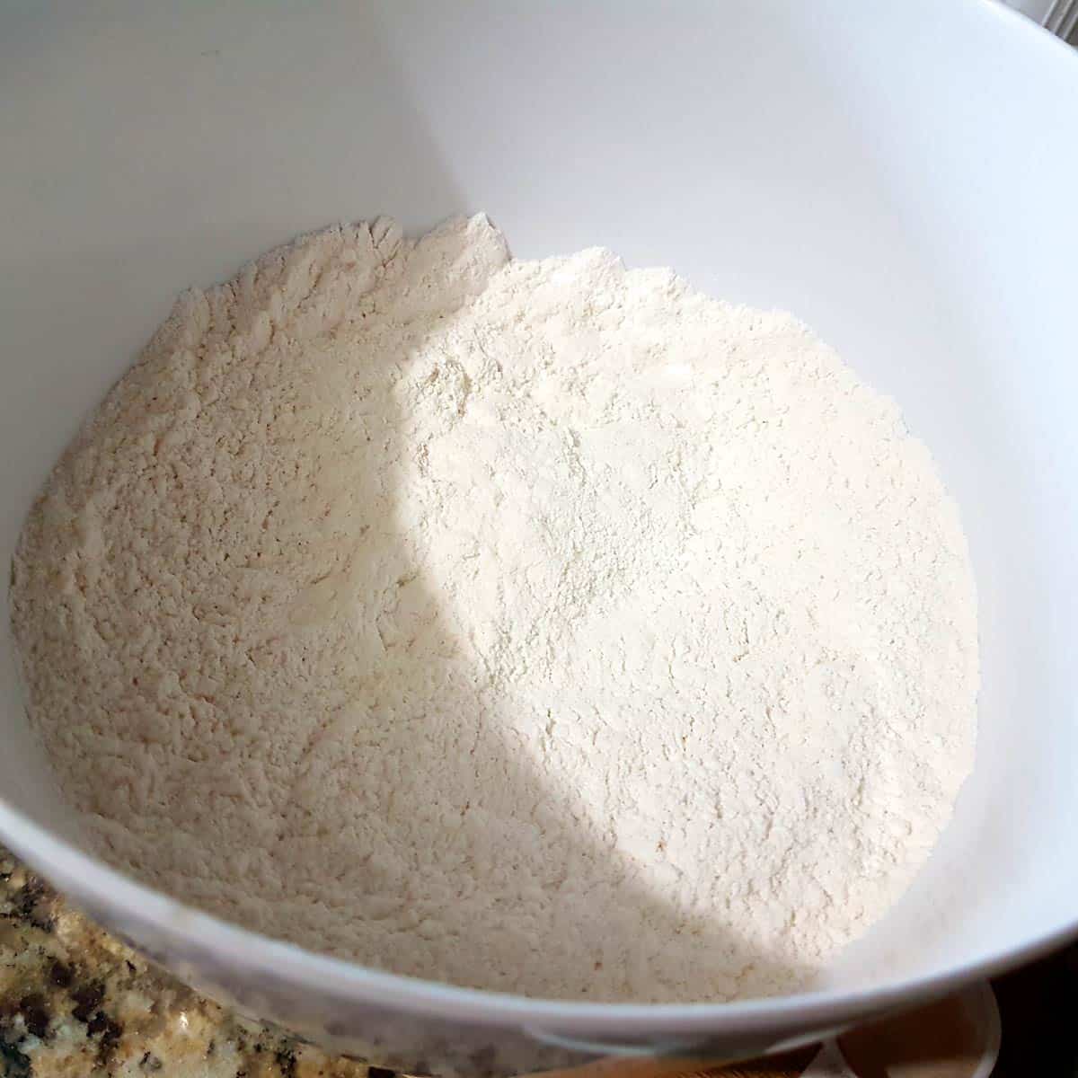 Sift dry ingredients