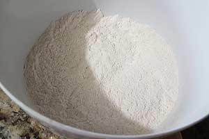 6. Sift dry ingredients