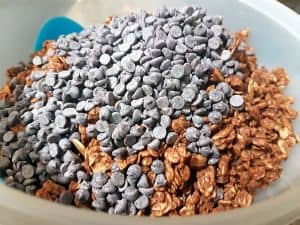 Stir In Chocolate Chips After Granola Cools