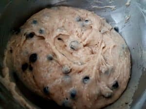 Blueberry Muffin Batter Ready