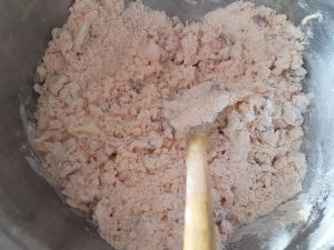 Combine Flour To Make Dough