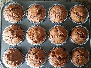 Banana Beet Muffins Fresh From The Oven