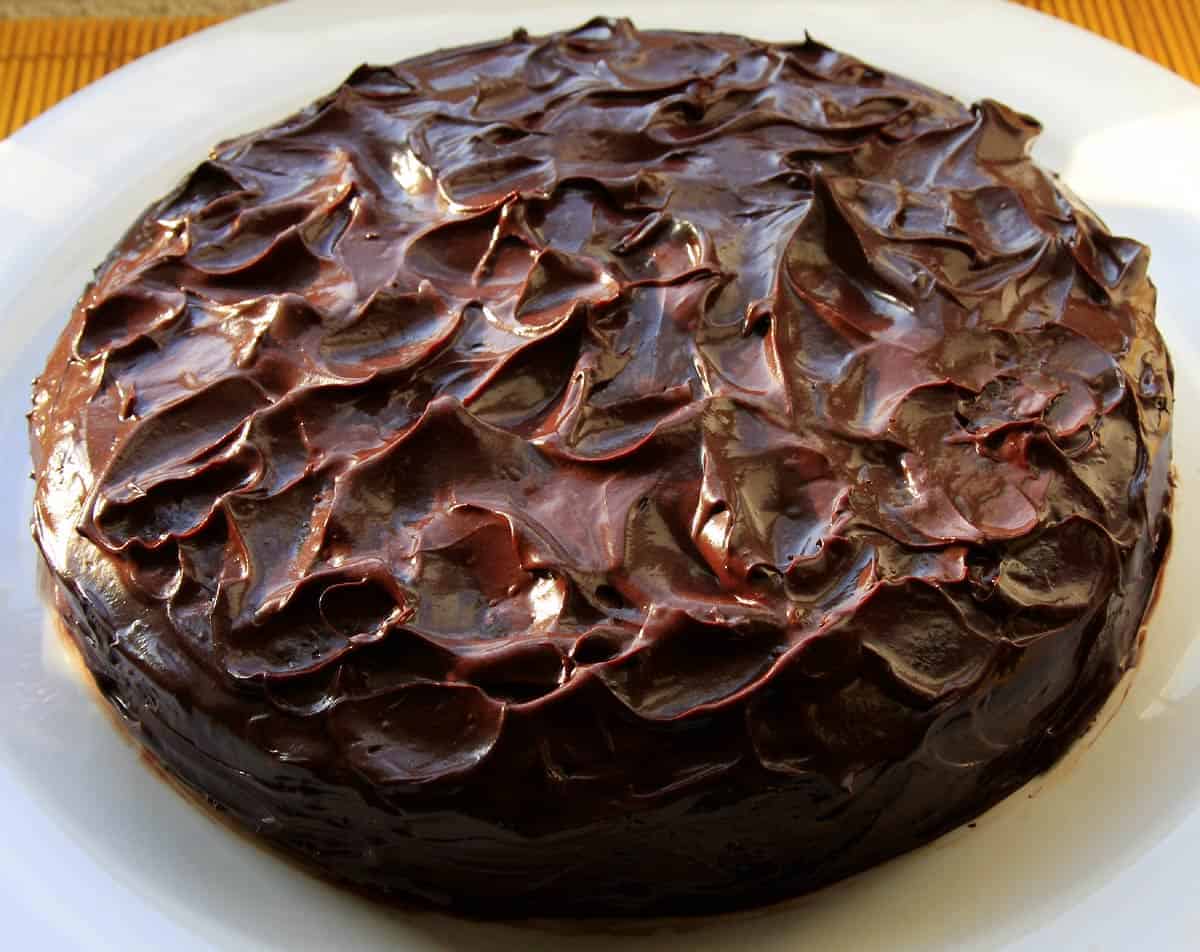 Chocolate Bottle Gourd Cake