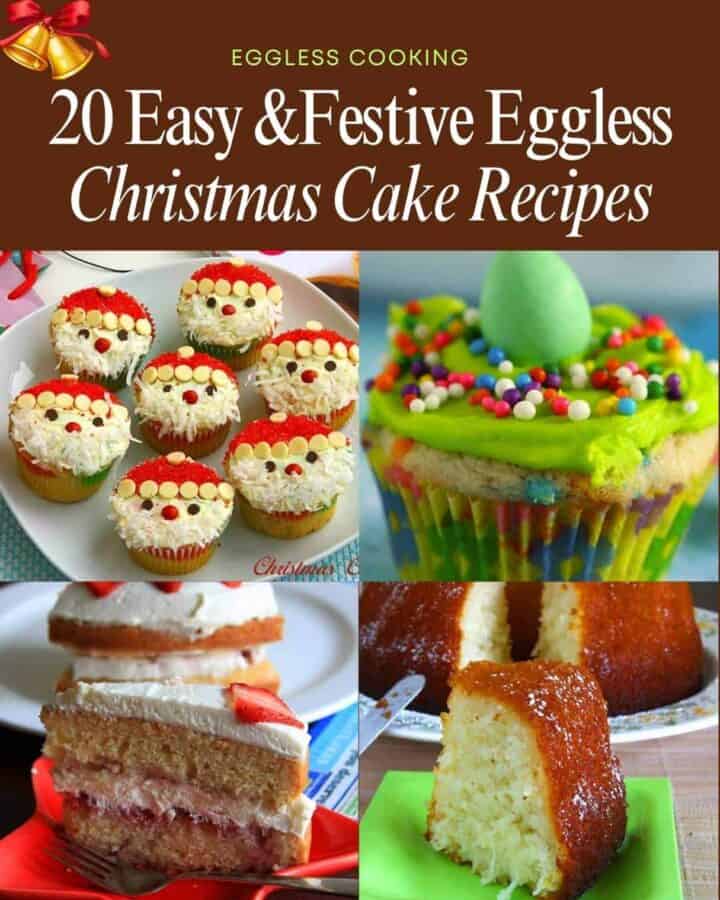 Top Best Christmas Cake Cupcake Recipes Eggless Cooking