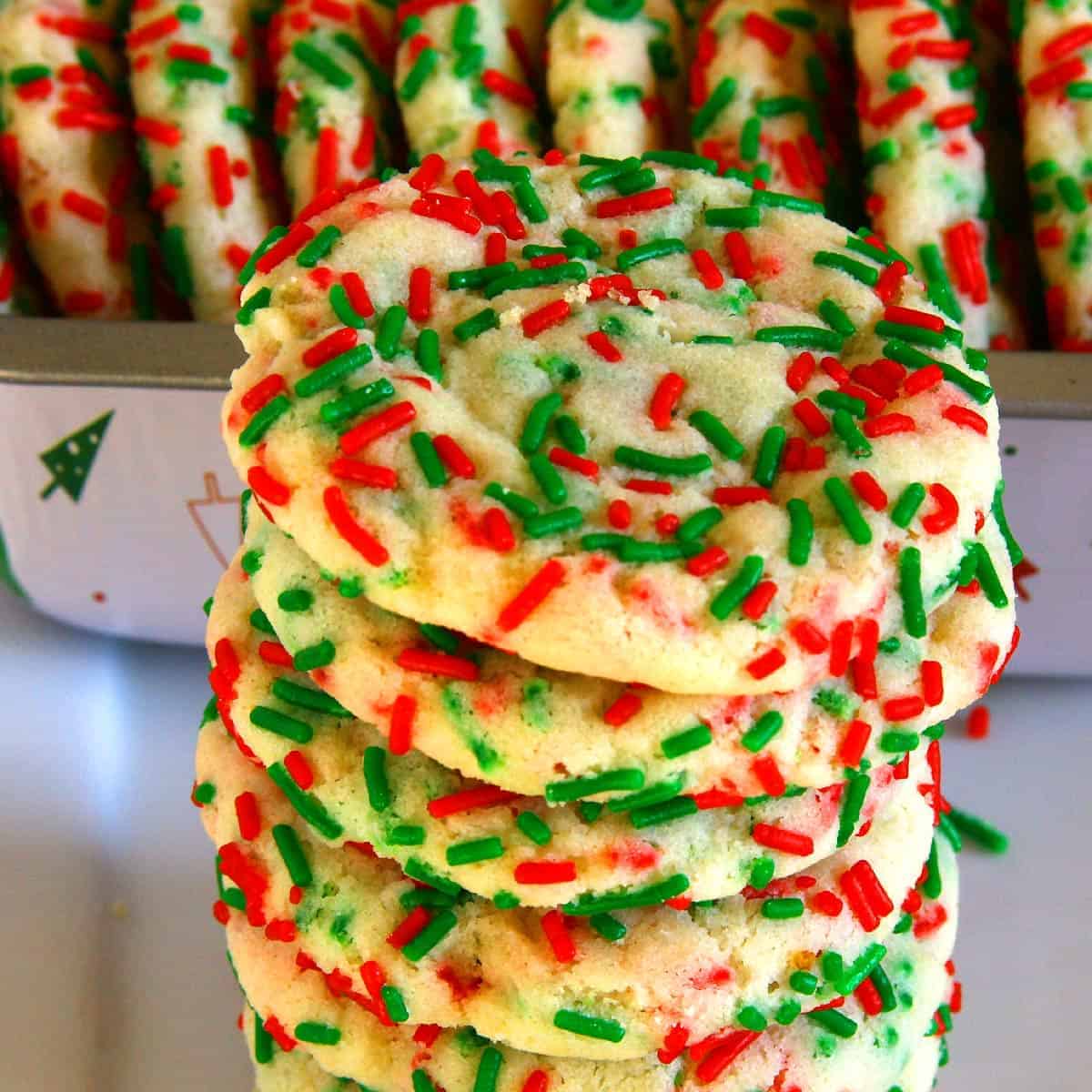 Christmas Confetti Cookies