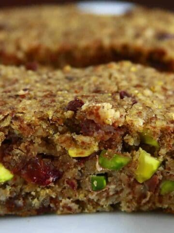 Healthy Cornmeal Snack Cake