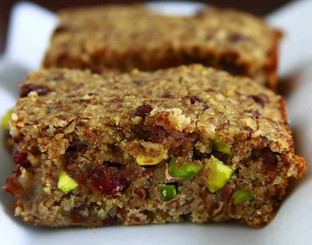 Healthy Cornmeal Snack Cake