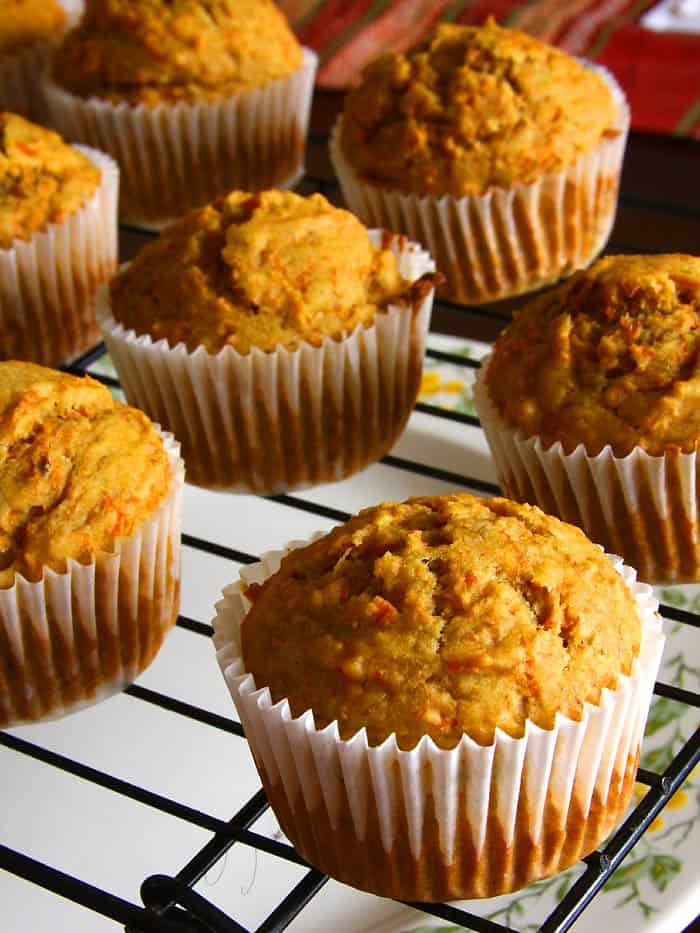 Egg-Free Banana Carrot Muffins