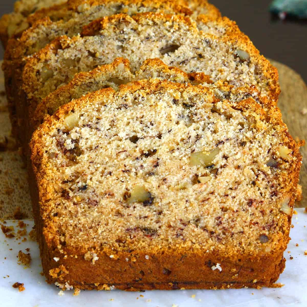 Eggless Banana Bread